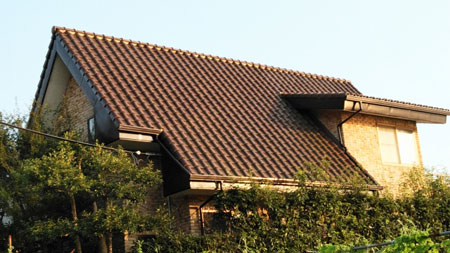 洋瓦の屋根