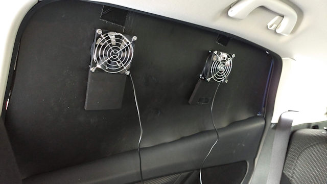 USBファンで車中泊用換気扇の自作7
